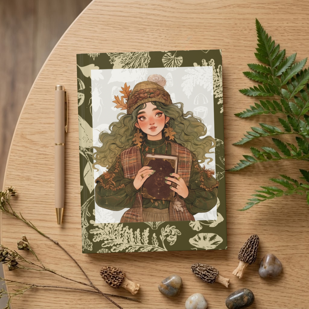 Woodland Aesthetic Notebook | Cozy Fantasy Journal
