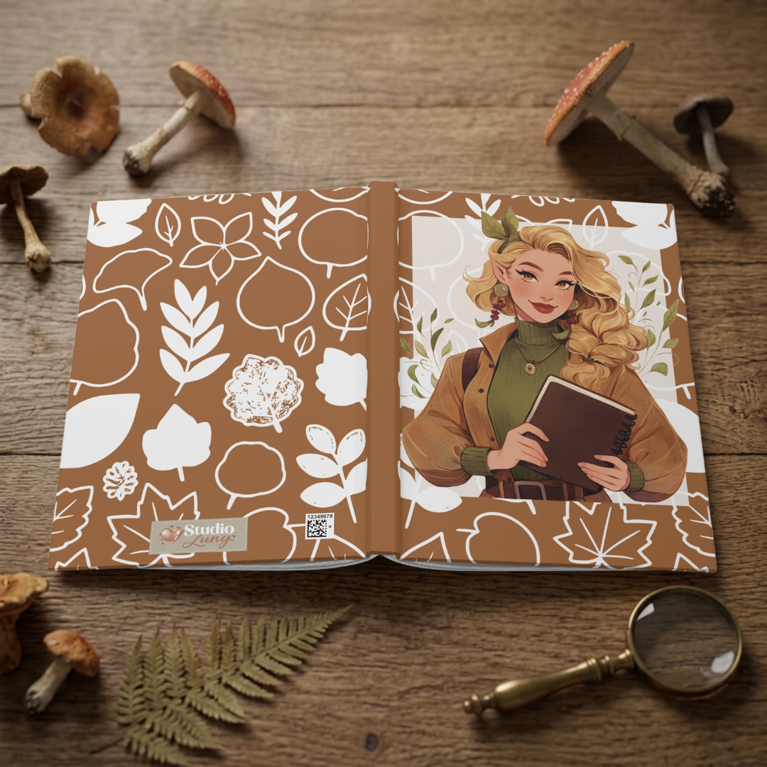 Autumn Woodland Storybook Journal | Cozy Forest Notebook