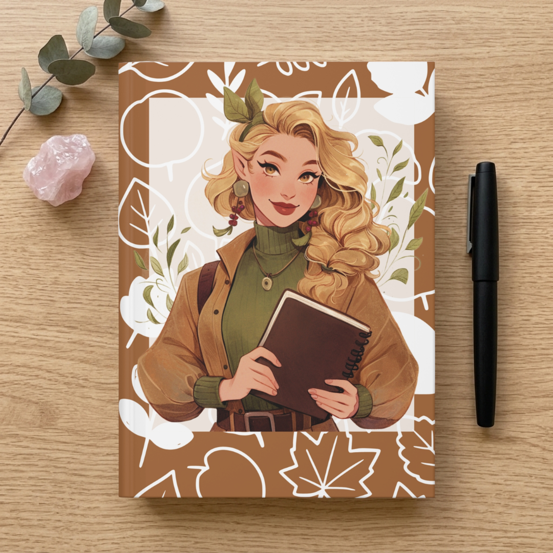 Autumn Woodland Storybook Journal | Cozy Forest Notebook