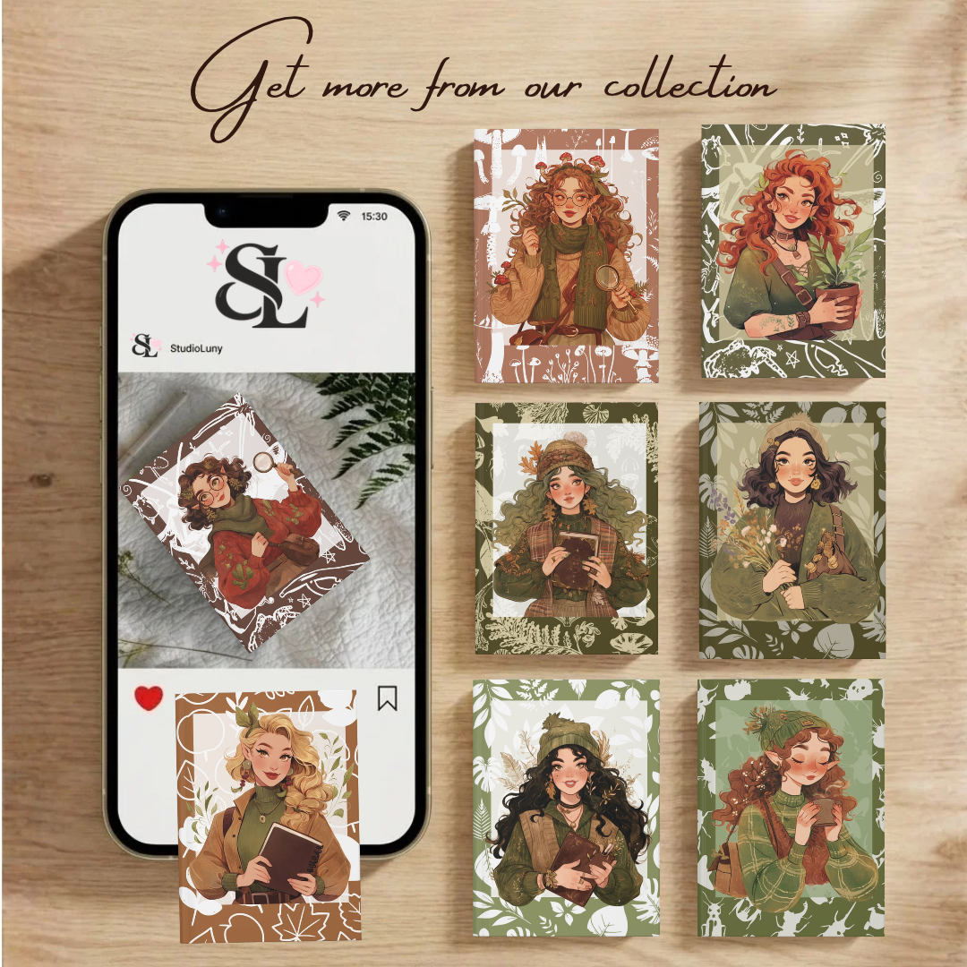 Woodland Aesthetic Notebook | Cozy Fantasy Journal