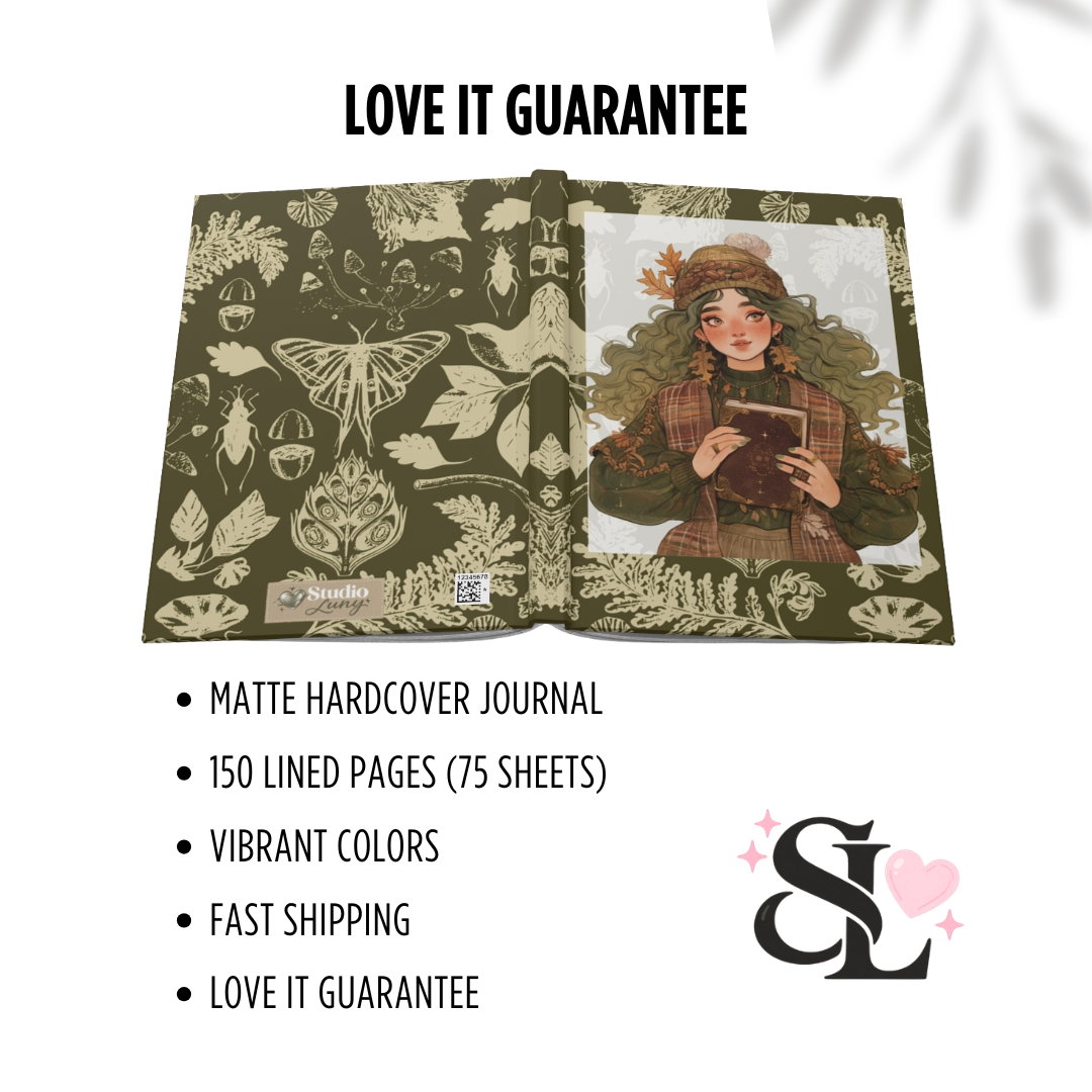 Woodland Aesthetic Notebook | Cozy Fantasy Journal