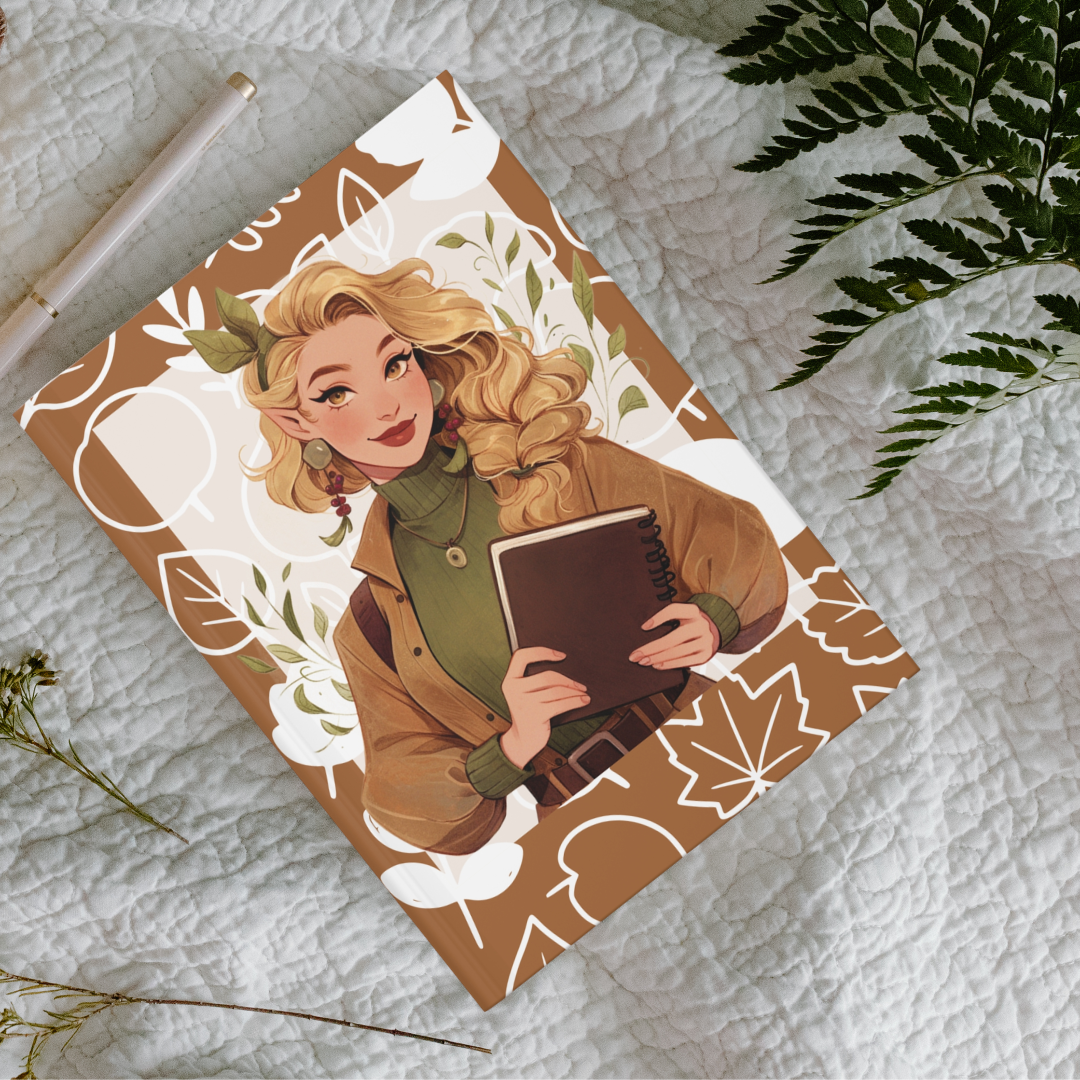 Autumn Woodland Storybook Journal | Cozy Forest Notebook